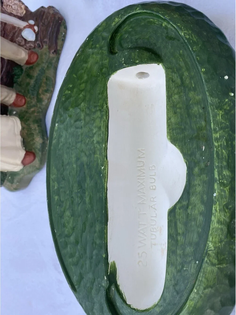 Tampa Bay Mold Company Native American Campfire Light, 1993 (Light Not Include)
